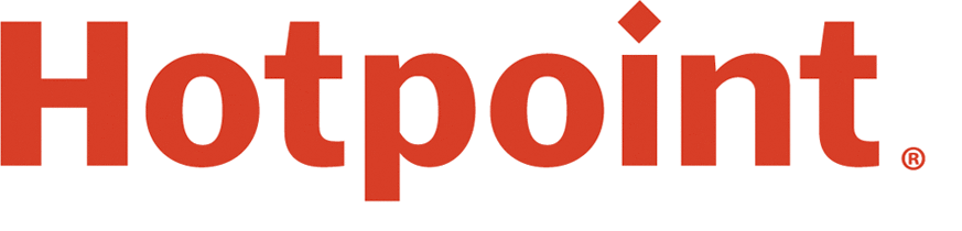 red bold wordmark logo with a diamond dot over the i