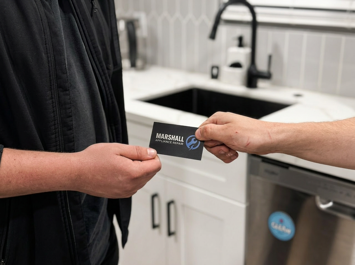appliance repair service visit in San Diego County