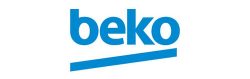 Beko brand logo in blue on a white background.